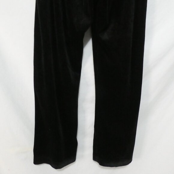 Unbranded | small | Black Velour Relaxed Fit Loungewear Pants - Picture 14 of 16
